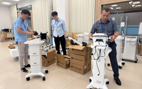 AI-Innomed bàn giao hệ thống thiết bị phục hồi chức năng tại bệnh viện Vinmec Hải Phòng